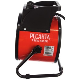 Тепловая пушка электрическая РЕСАНТА ТЭПК-5000K,  5кВт красный [67/1/25]